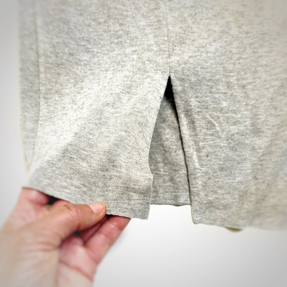 <All Saints> Esther Cold-Shoulder Grey Jersey Dress - Picture 14 of 16